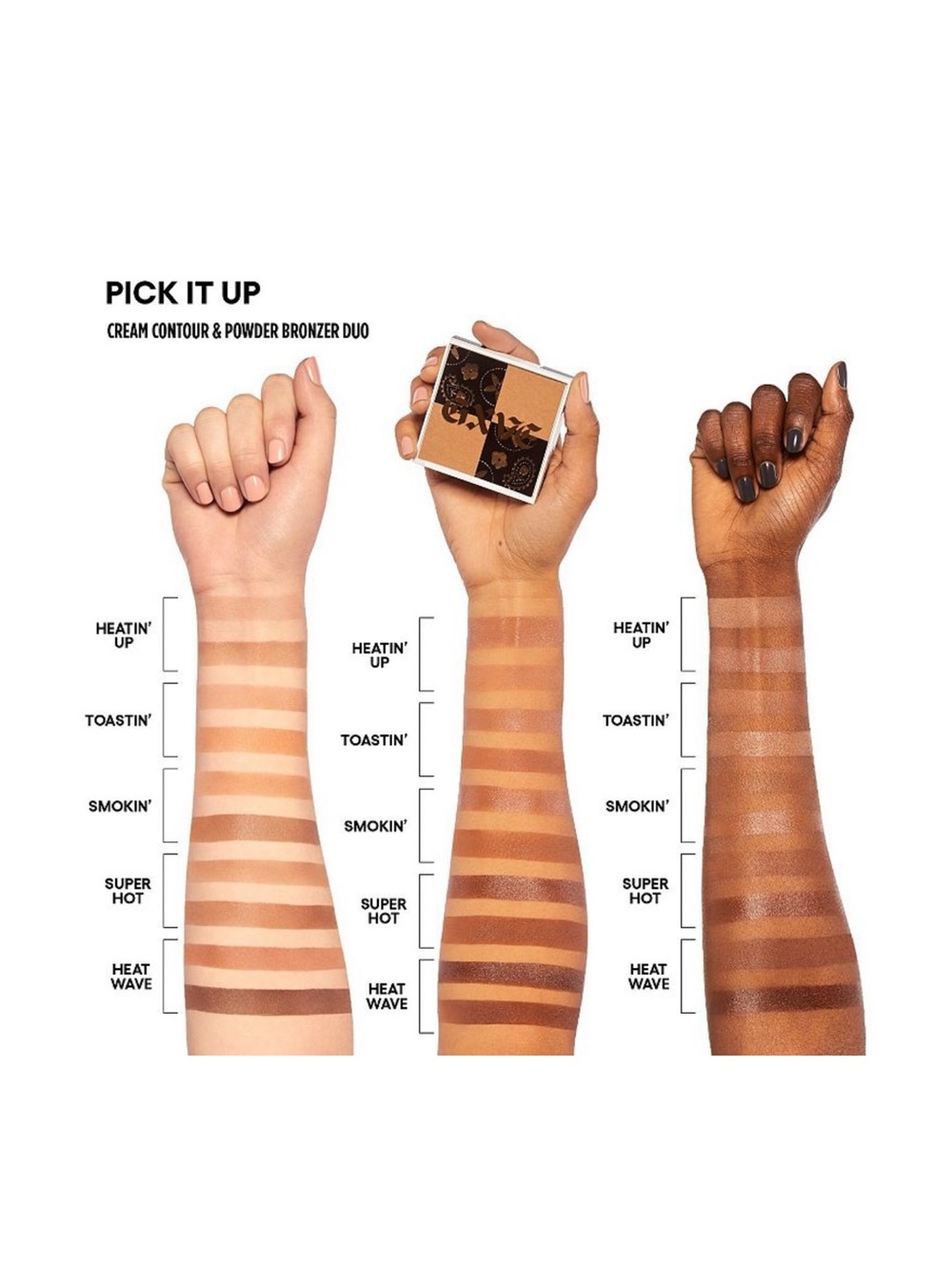 GXVE Pick It Up Cream Contour & Powder Bronzer Duo - Heat Wave - Picture 3 of 4